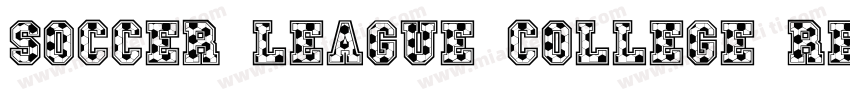 Soccer League College Regular字体转换